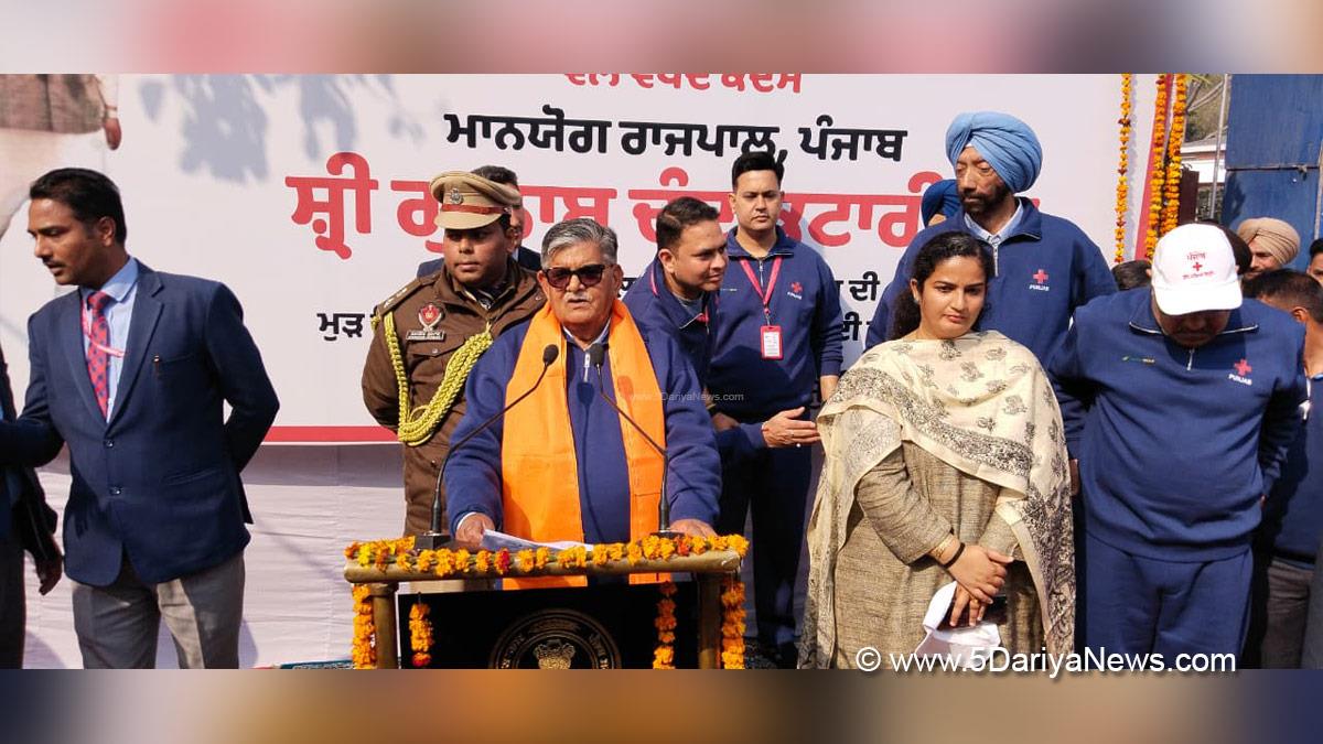 Gulab Chand Kataria, Governor of Punjab, Punjab Governor, Punjab Raj Bhavan, Deepshikha Sharma, DC Ferozepur, Deputy Commissioner Ferozepur, Ferozepur