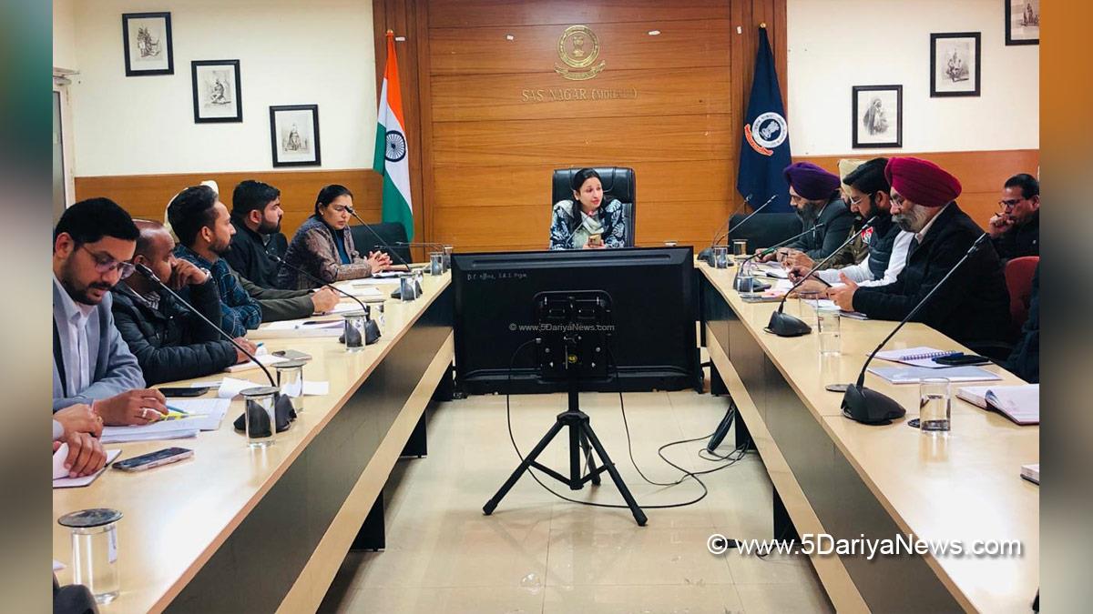 Komal Mittal, DC Mohali, Deputy Commissioner Mohali, SAS Nagar, SAS Nagar Mohali, Mohali, Sahibzada Ajit Singh Nagar