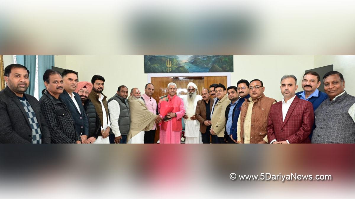 Manoj Sinha, Lieutenant Governor JK, Raj Bhavan, Jammu, Srinagar, Kashmir, Jammu And Kashmir, Shri Amarnathji Yatra Bhandara Organisation, SAYBO