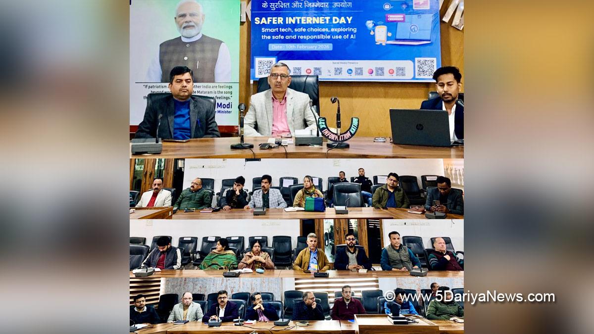 Rajesh Sharma, Rajesh Kumar Sharma, Kathua, DC Kathua, Deputy Commissioner Kathua, Kashmir, Jammu And Kashmir, Jammu, District Administration Kathua, Safer Internet Day, Safer Internet Day 2026
