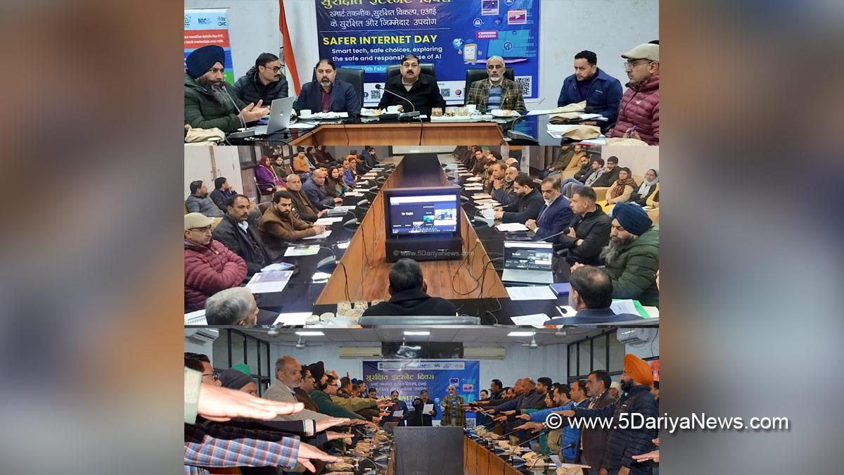 Ashok Kumar Sharma, Poonch, Deputy Commissioner Poonch, Kashmir, Jammu And Kashmir, Jammu, District Administration Poonch, Safer Internet Day, Safer Internet Day 2026