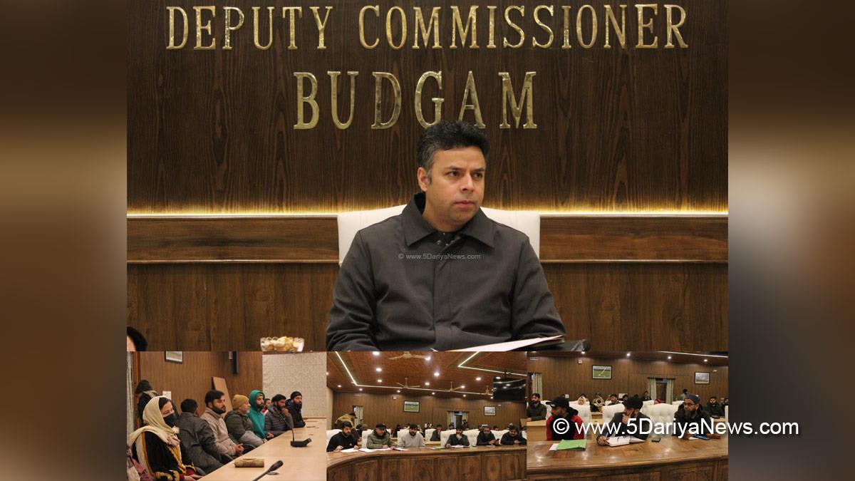 Dr Bilal Mohi Ud Din Bhat, Budgam, Deputy Commissioner Budgam, DC Budgam, Kashmir, Jammu And Kashmir, Jammu, District Administration Budgam, District Level Task Force Committee, DLFTC, Jammu and Kashmir Rural Employment Generation Programme, JKREGP