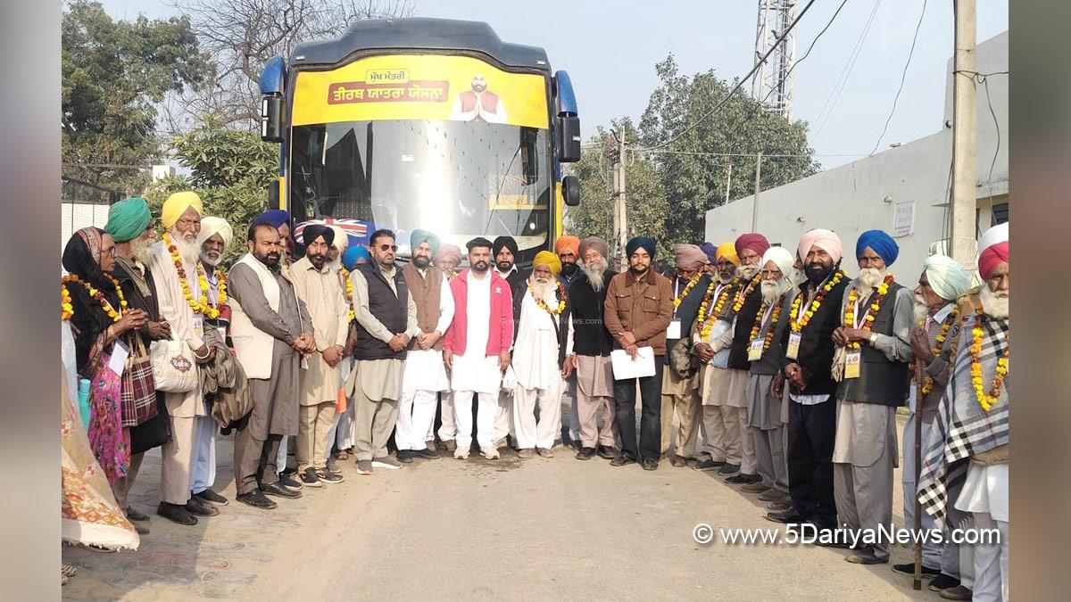 Gurpreet Singh Banawali, Sardulgarh, AAP, Aam Aadmi Party, Aam Aadmi Party Punjab, AAP Punjab, Mukh Mantri Teerth Yatra, Mukh Mantri Tirth Yatra Scheme