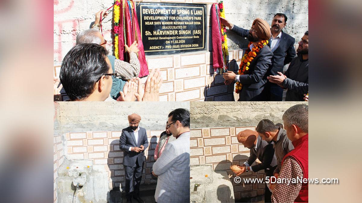 Harvinder Singh, Doda, Deputy Commissioner Doda, Kashmir, Jammu And Kashmir, Jammu, District Administration Doda