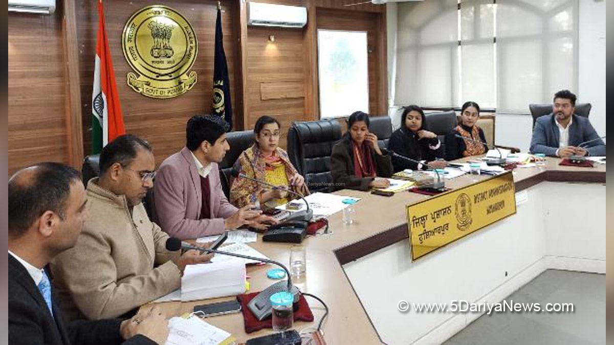 Aashika Jain, DC Hoshiarpur, Deputy Commissioner Hoshiarpur, Hoshiarpur