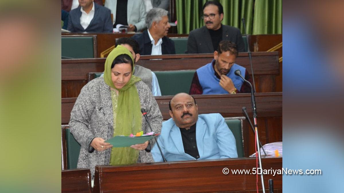 Sakeena Itoo, Sakina Itoo, Jammu and Kashmir National Conference, National Conference, Kashmir, Jammu And Kashmir, Jammu, Jammu and Kashmir Vidhan Sabha, JK Vidhan Sabha, Budget Session 2026