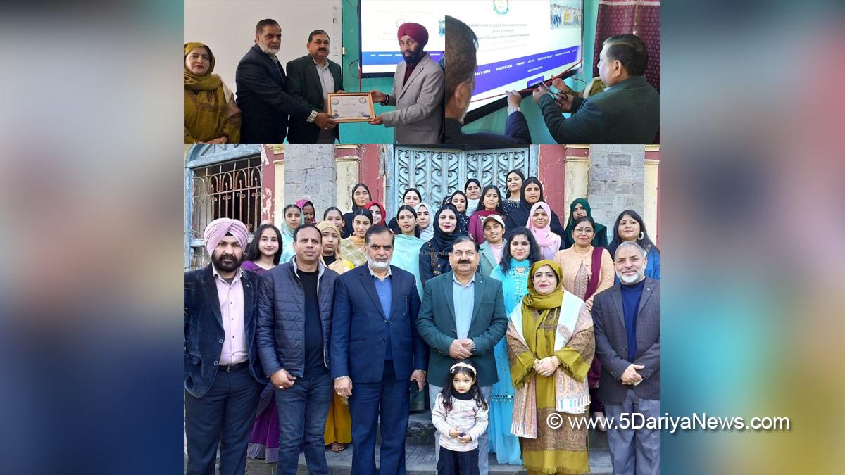 Ashok Kumar Sharma, Poonch, Deputy Commissioner Poonch, Kashmir, Jammu And Kashmir, Jammu, District Administration Poonch, DNRM Government Model Girls HSS Sheesh Mahal