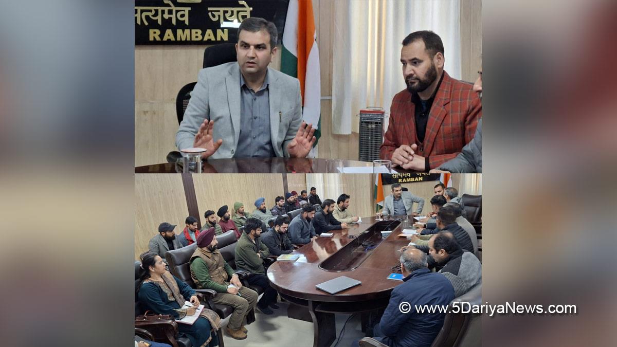 Mohammad Alyas Khan, Ramban, Deputy Commissioner Ramban, Kashmir, Jammu And Kashmir, Jammu, District Administration Ramban, Holistic Agriculture Development Programme, HADP