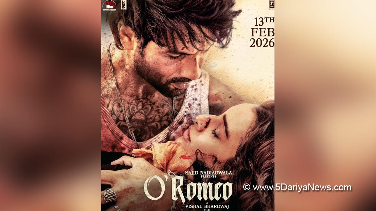 Shahid Kapoor, Bollywood, Review, Entertainment, Mumbai, Actor, Actress, Cinema, Hindi Films, Movie, Mumbai News, Triptii Dimri, Avinash Tiwary, Nana Patekar, Farida Jalal, O Romeo, O Romeo Review, O Romeo Movie Review