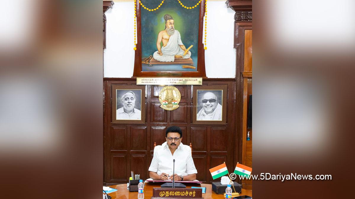 MK Stalin, Muthuvel Karunanidhi Stalin, Tamil Nadu Chief Minister, Chief Minister of Tamil Nadu, Chennai, Tamil Nadu