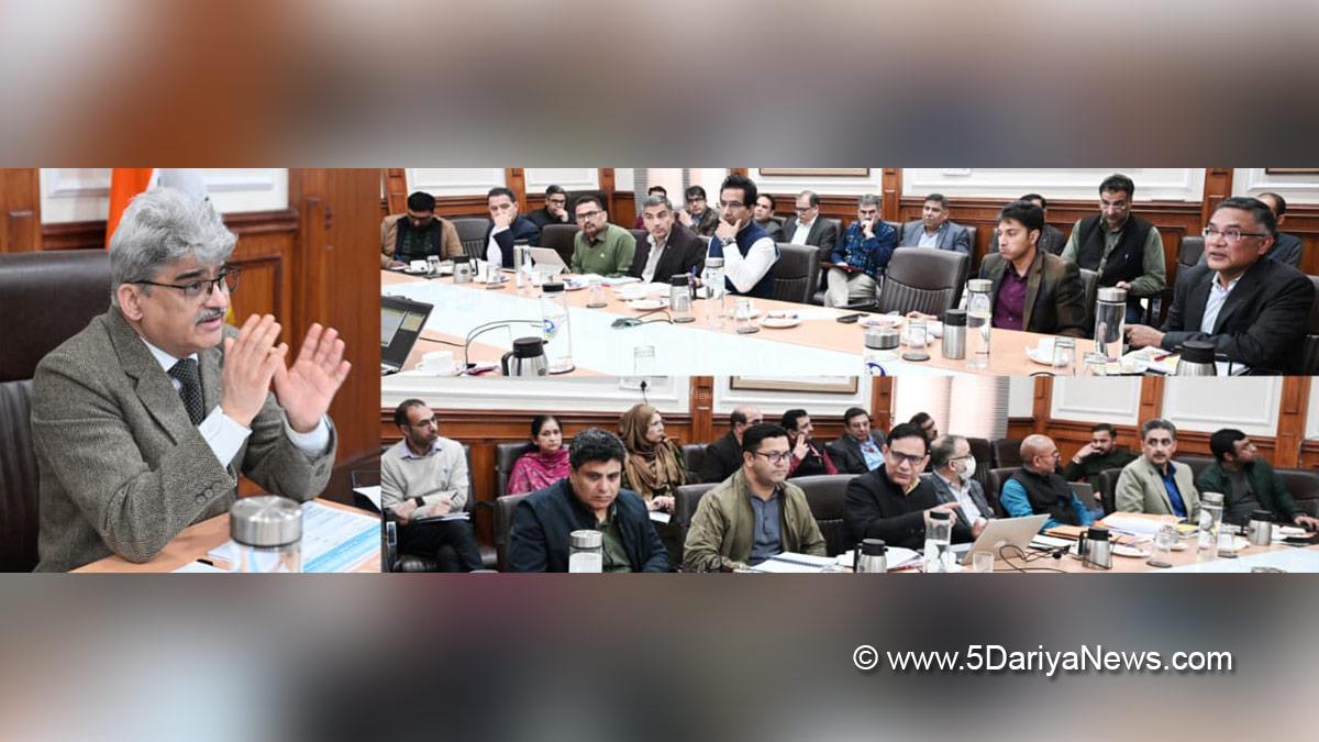 Atal Dulloo, Kashmir, Jammu And Kashmir, Jammu, Chief Secretary Kashmir, State Level Sanctioning Committee, SLSC, PM Rashtriya Krishi Vikas Yojana, PMRKVY