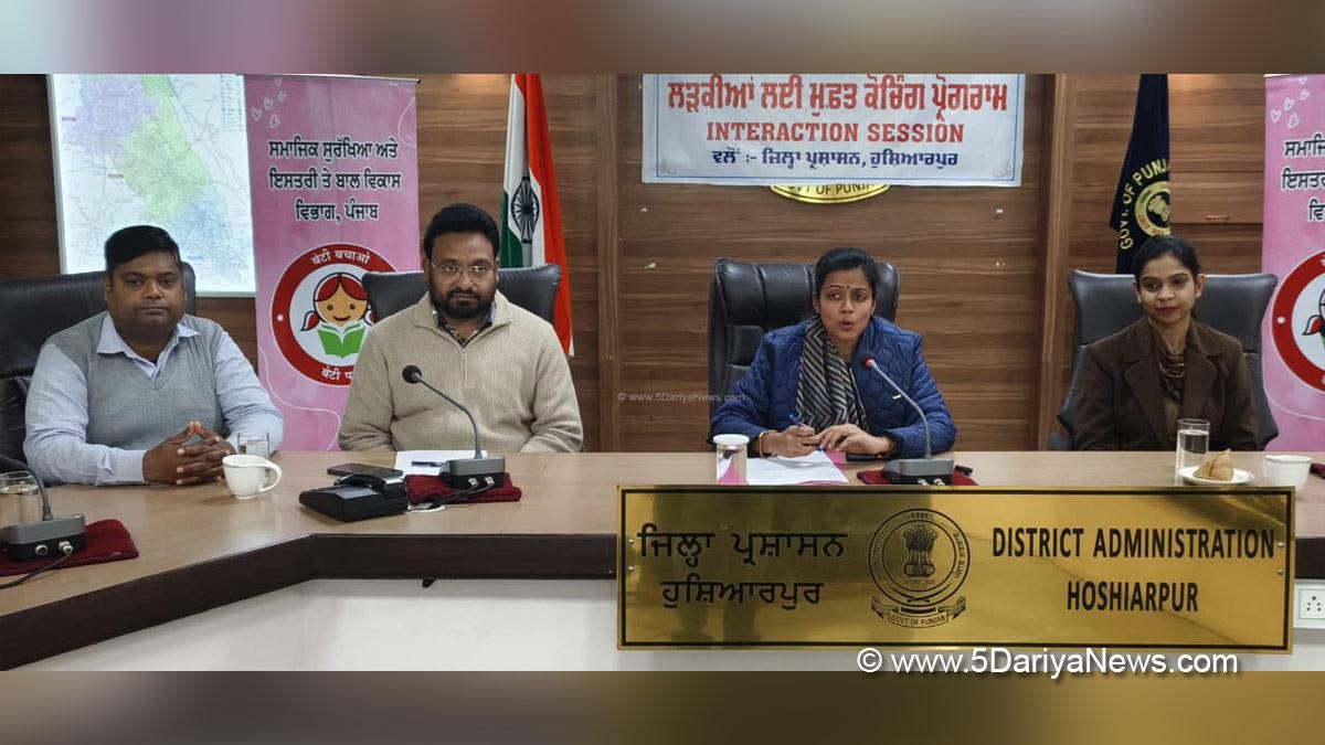Aashika Jain, DC Hoshiarpur, Deputy Commissioner Hoshiarpur, Hoshiarpur