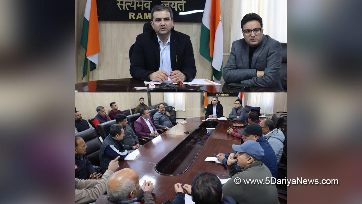 Mohammad Alyas Khan, Ramban, Deputy Commissioner Ramban, Kashmir, Jammu And Kashmir, Jammu, District Administration Ramban