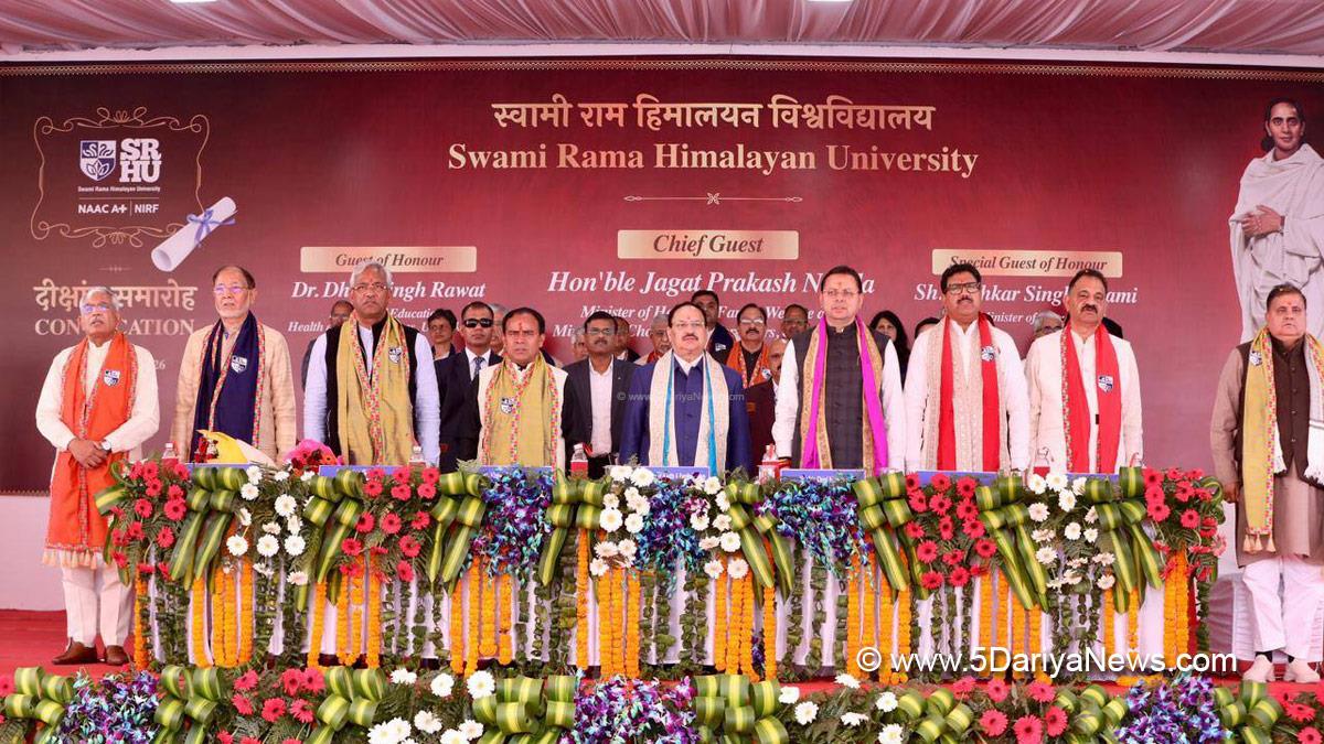 Jagat Prakash Nadda, JP Nadda, Pushkar Singh Dhami, Bharatiya Janata Party, BJP, Uttarakhand, Dehradun, Uttarakhand News, Dehradun News, BJP Uttarakhand
