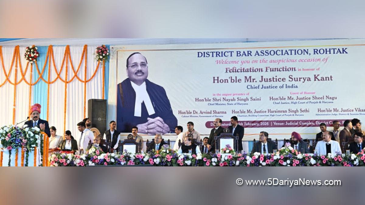 Judiciary, Surya Kant, Justice Surya Kant, Chief Justice of India, Maharshi Dayanand University, MDU, MDU Rohtak, Rohtak