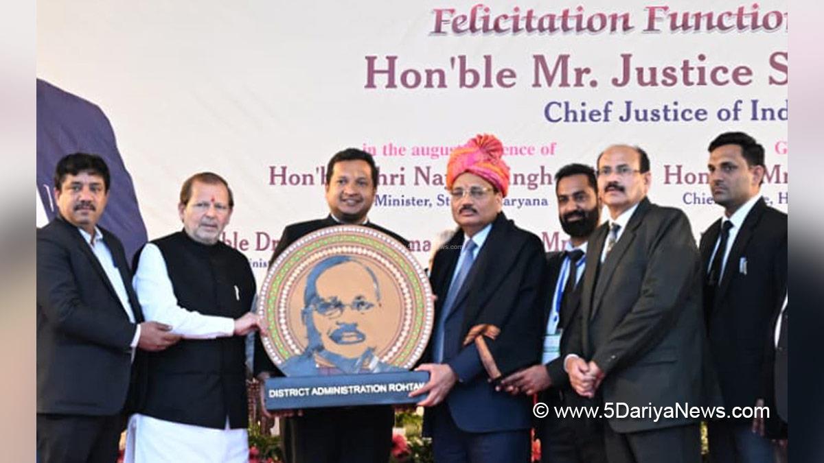 Judiciary, Surya Kant, Justice Surya Kant, Chief Justice of India, Maharshi Dayanand University, MDU, MDU Rohtak, Rohtak, Dr Arvind Kumar Sharma