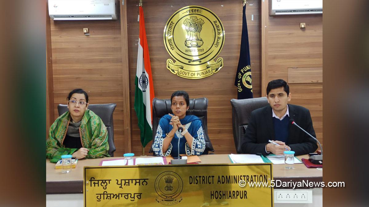 Aashika Jain, DC Hoshiarpur, Deputy Commissioner Hoshiarpur, Hoshiarpur