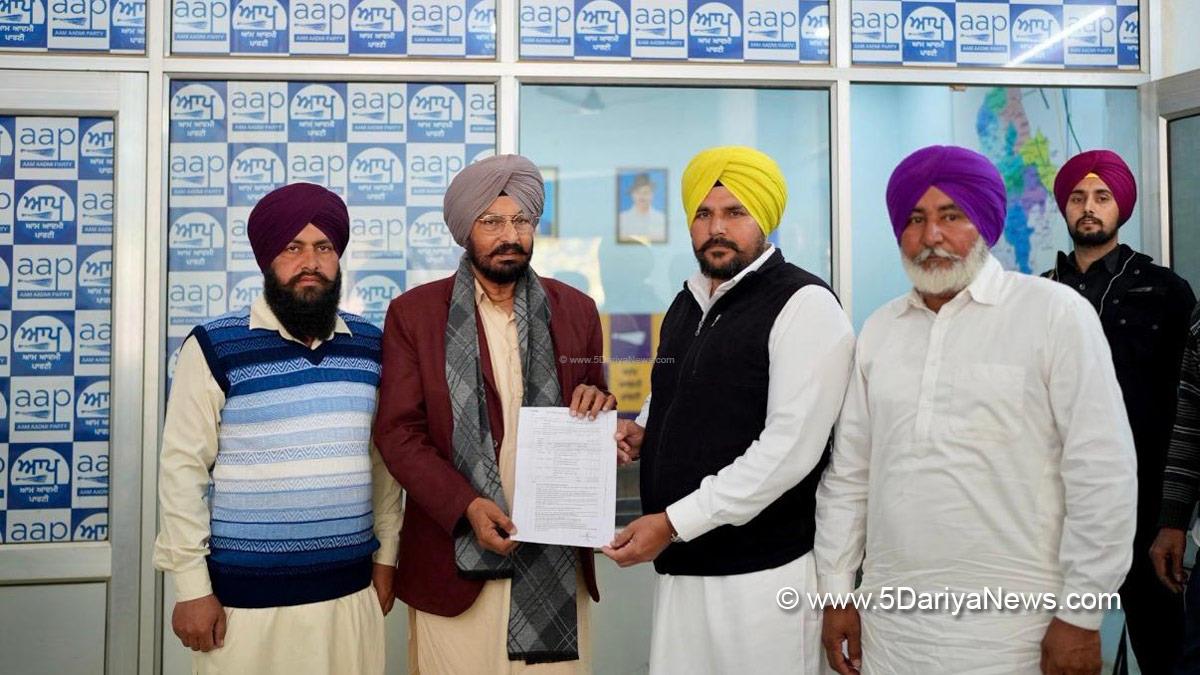 Principal Budh Ram, Mansa, AAP, Aam Aadmi Party, Aam Aadmi Party Punjab, AAP Punjab