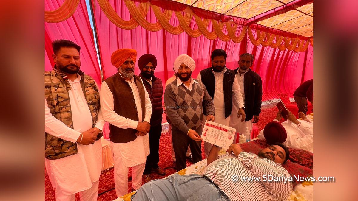 Kulwant Singh Mohali, SAS Nagar, Mohali, SAS Nagar Mohali, Sahibzada Ajit Singh Nagar, AAP, Aam Aadmi Party, Aam Aadmi Party Punjab, AAP Punjab, Blood Donation Camp