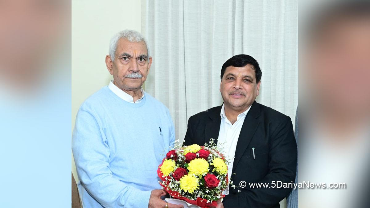 Manoj Sinha, Lieutenant Governor JK, Raj Bhavan, Jammu, Srinagar, Kashmir, Jammu And Kashmir, Daleep Singh Parihar