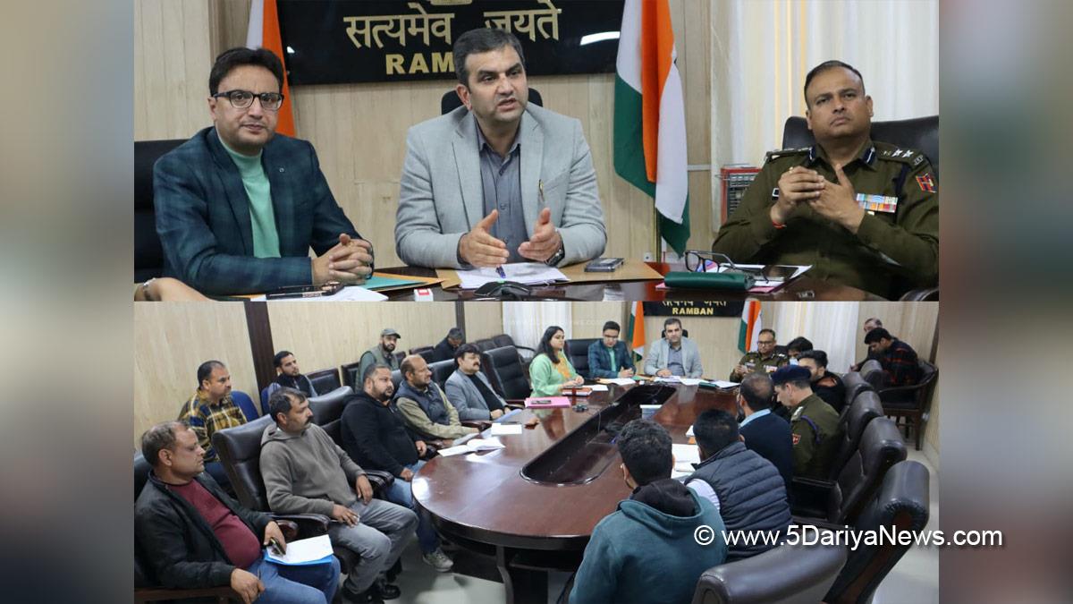 Mohammad Alyas Khan, Ramban, Deputy Commissioner Ramban, Kashmir, Jammu And Kashmir, Jammu, District Administration Ramban, District Level Telecom Committee