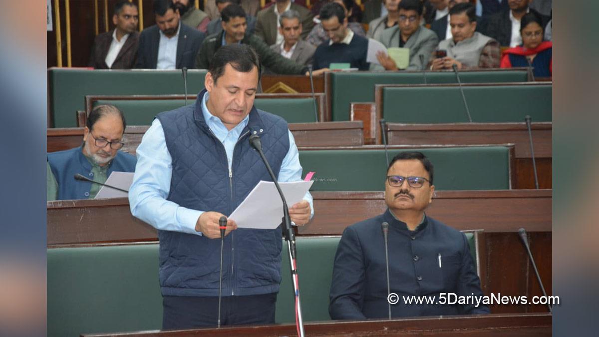 Javid Ahmad Dar, Javid Dar, Jammu and Kashmir National Conference, National Conference, Kashmir, Jammu And Kashmir, Jammu, Budget Session 2026, Jammu and Kashmir Vidhan Sabha, JK Vidhan Sabha