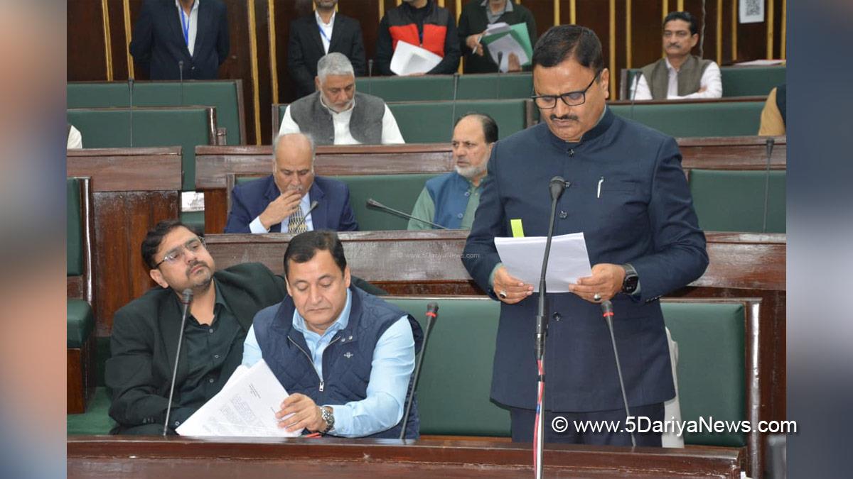 Javed Ahmed Rana, Javed Rana, Jammu and Kashmir National Conference, National Conference, Kashmir, Jammu And Kashmir, Jammu, Budget Session 2026, Jammu and Kashmir Vidhan Sabha, JK Vidhan Sabha