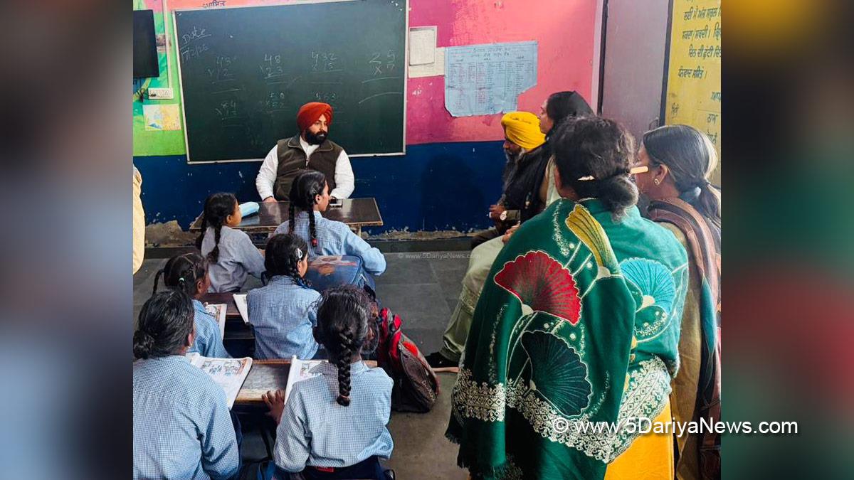 Harjot Singh Bains, AAP, Aam Aadmi Party, Aam Aadmi Party Punjab, AAP Punjab, Government of Punjab, Punjab Government, Punjab Sikhya Kranti