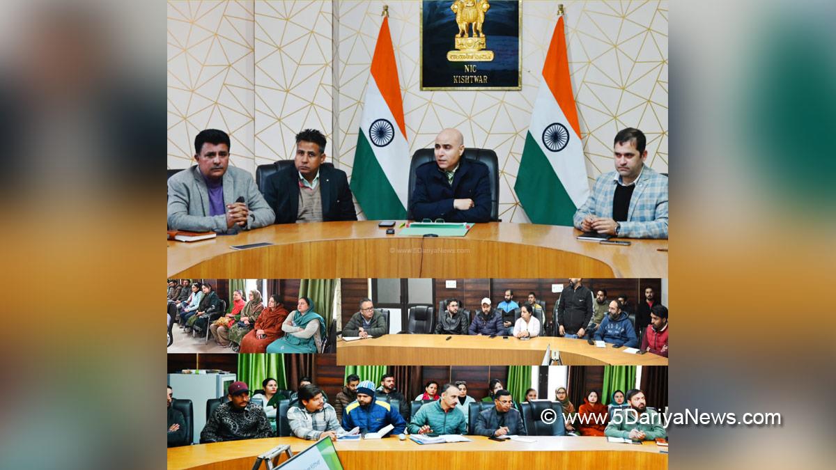 Pankaj Kumar Sharma, Kishtwar, DC Kishtwar, Deputy Commissioner Kishtwar, Kashmir, Jammu And Kashmir, Jammu, District Administration Kishtwar