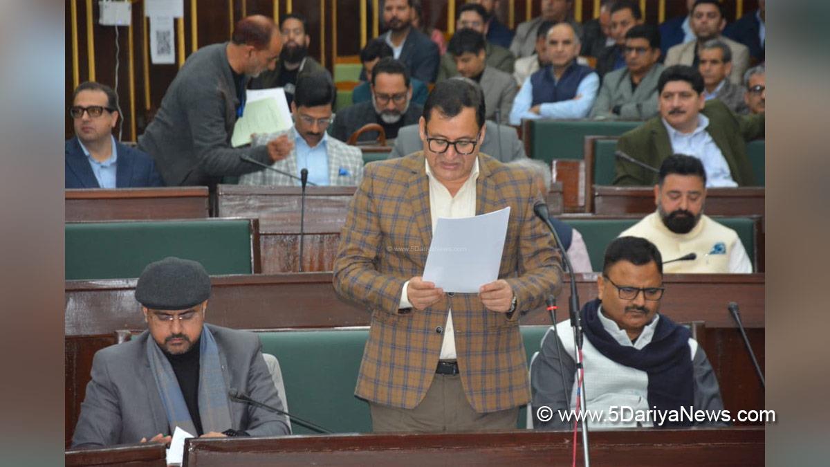 Javid Ahmad Dar, Javid Dar, Jammu and Kashmir National Conference, National Conference, Kashmir, Jammu And Kashmir, Jammu, Jammu and Kashmir Vidhan Sabha, JK Vidhan Sabha, Budget Session 2026