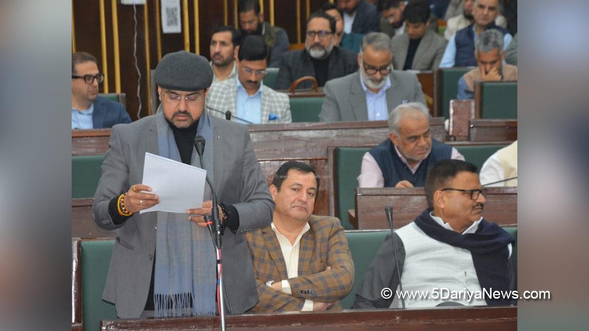 Satish Sharma, Jammu and Kashmir National Conference, National Conference, Kashmir, Jammu And Kashmir, Jammu, Srinagar, Jammu and Kashmir Vidhan Sabha, JK Vidhan Sabha, Budget Session 2026