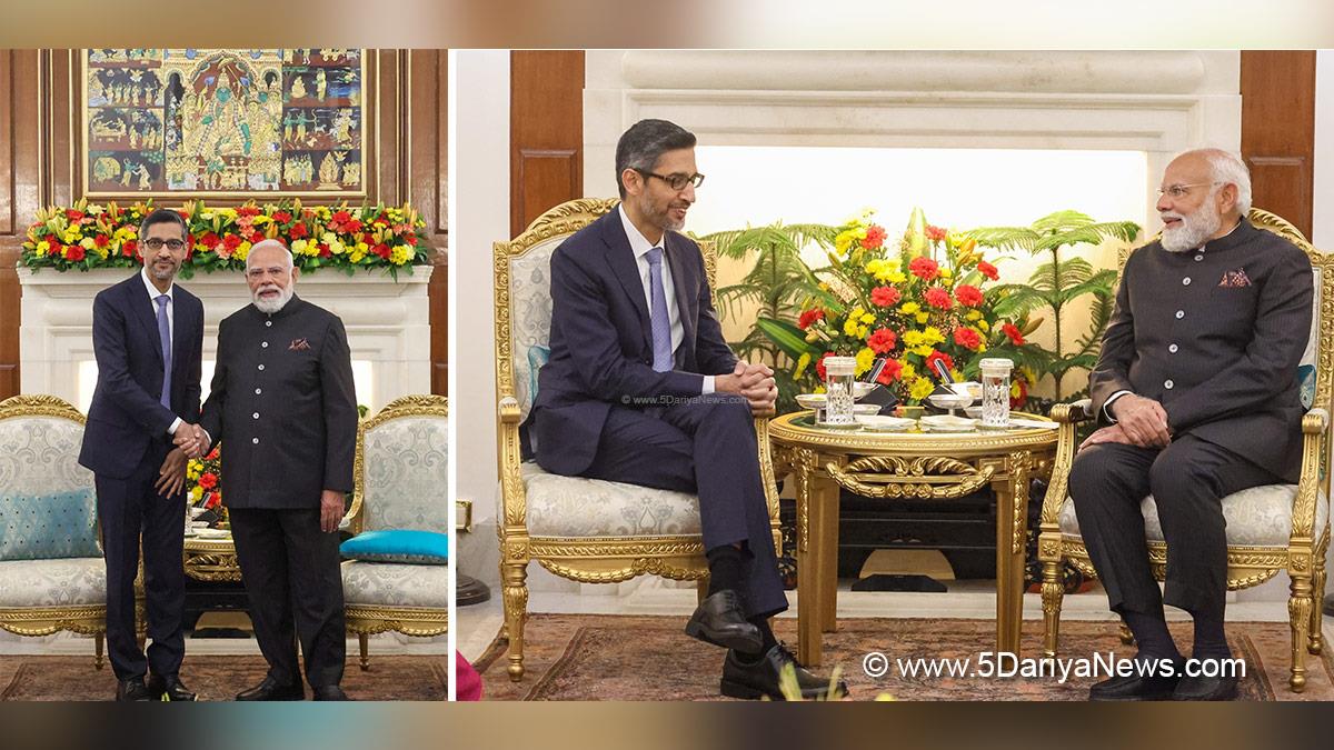 Narendra Modi, Modi, BJP, Bharatiya Janata Party, Prime Minister of India, Prime Minister, Narendra Damodardas Modi, Sundar Pichai, CEO of Google