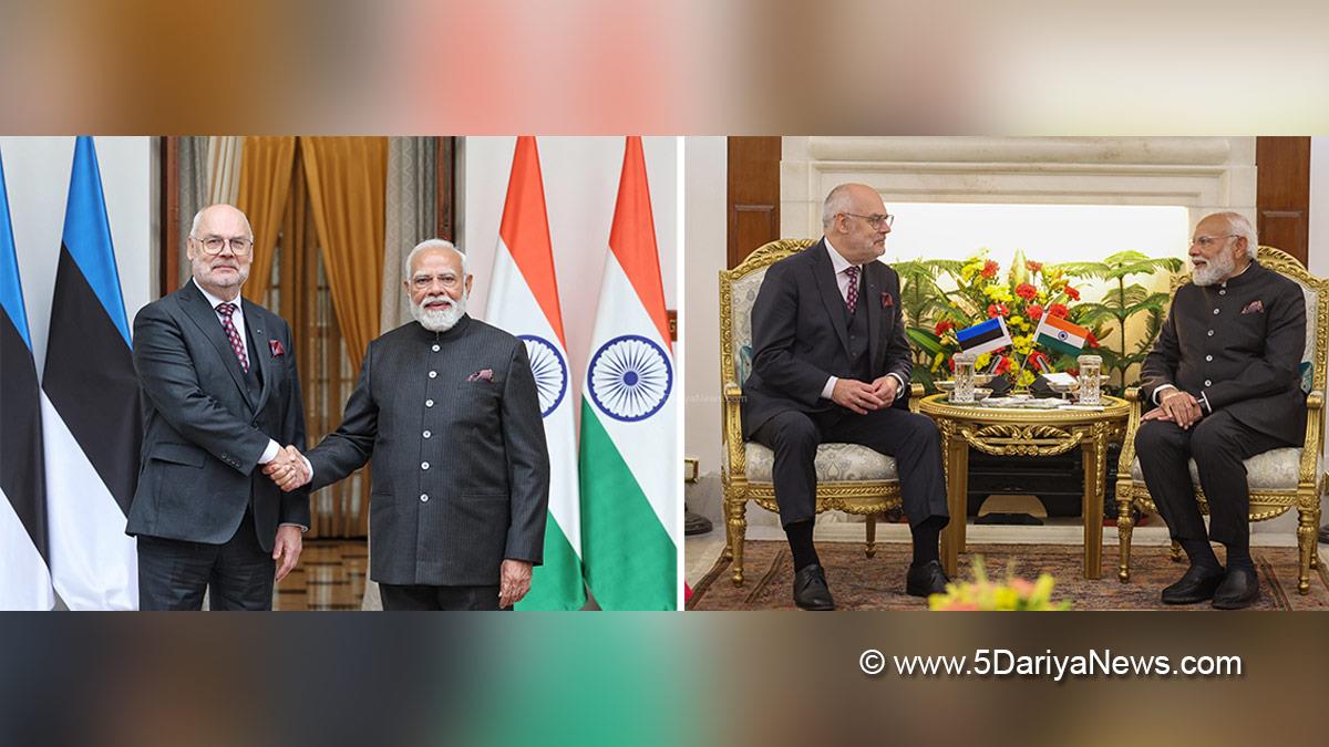 Narendra Modi, Modi, BJP, Bharatiya Janata Party, Prime Minister of India, Prime Minister, Narendra Damodardas Modi, Alar Karis, President of Estonia