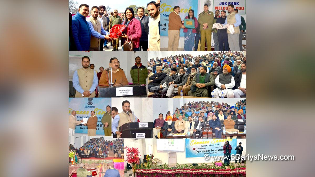 Ashok Kumar Sharma, Poonch, Deputy Commissioner Poonch, Kashmir, Jammu And Kashmir, Jammu, District Administration Poonch, Senior Sammaan Samaroh