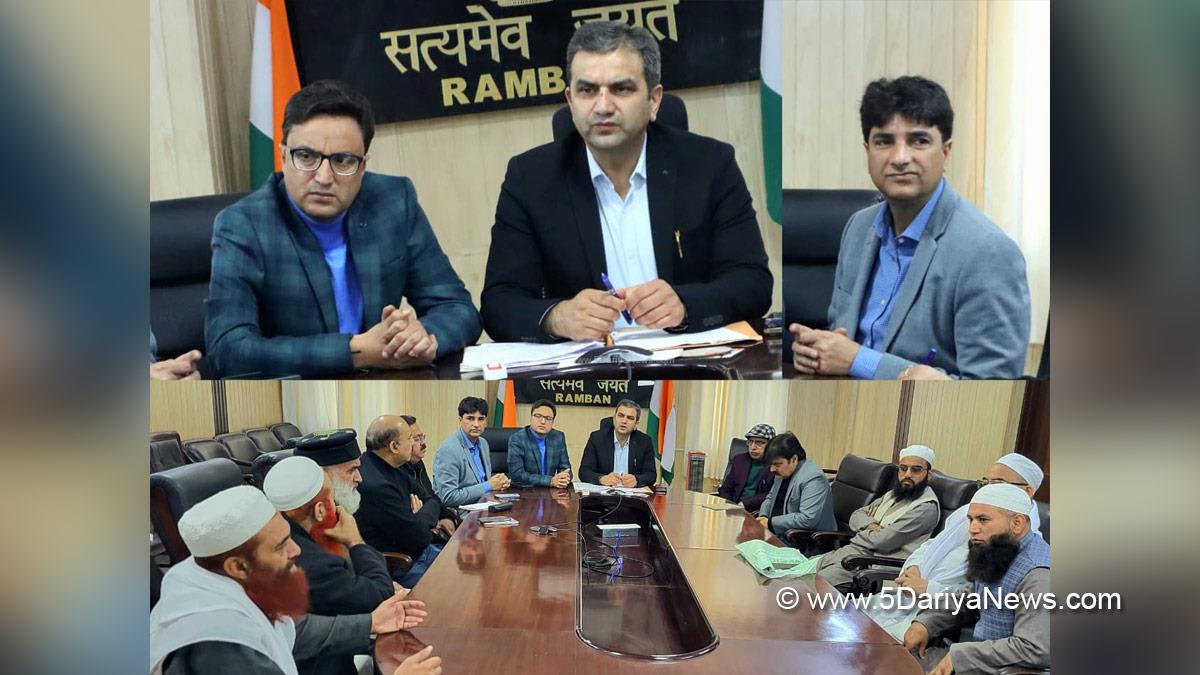 Mohammad Alyas Khan, Ramban, Deputy Commissioner Ramban, Kashmir, Jammu And Kashmir, Jammu, District Administration Ramban