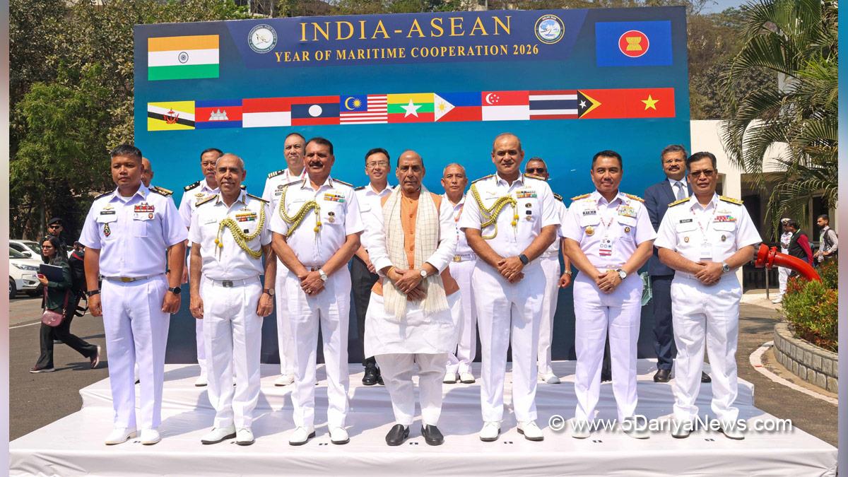 Rajnath Singh, Union Defence Minister, Defence Minister of India, BJP, Bharatiya Janata Party, Military, Navy, Indian Navy, Indian Navy Chief, Admiral Dinesh K Tripathi, Chief of Naval Staff, CNS, MILAN, MILAN 2026, Exercise MILAN