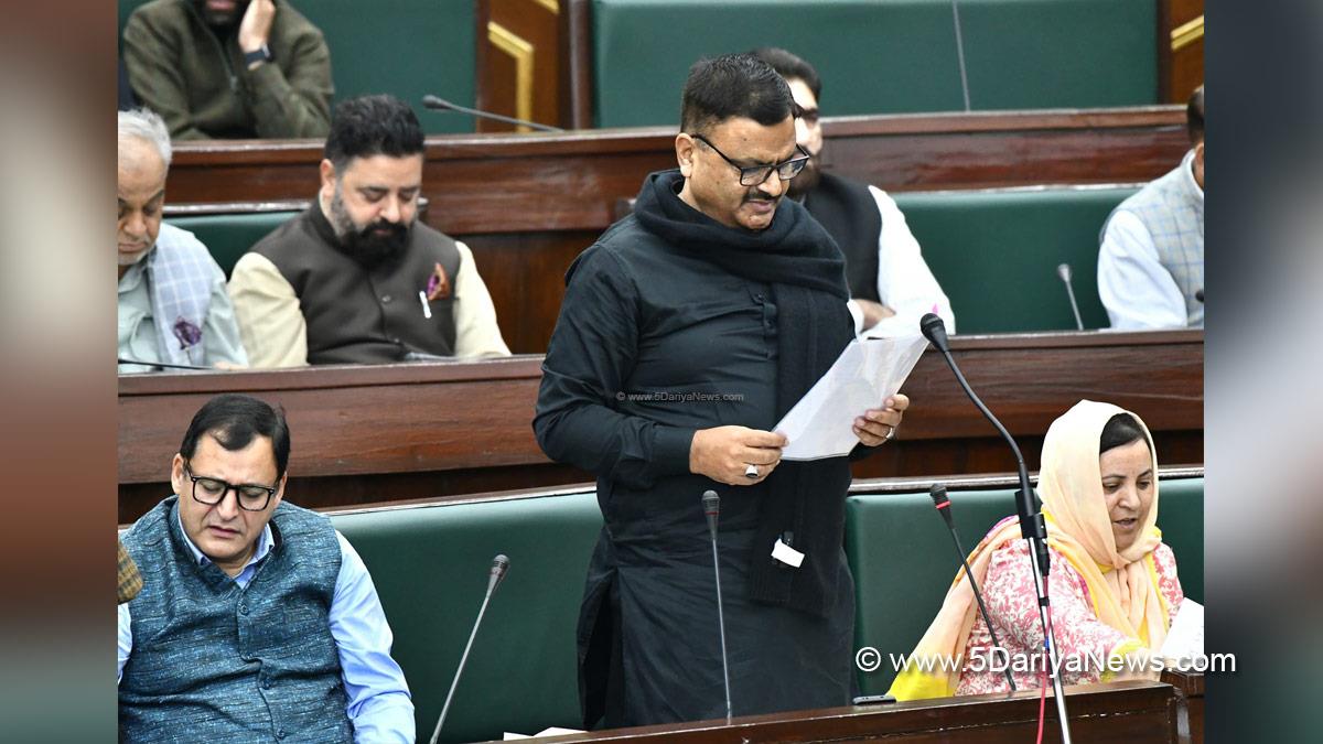 Javed Ahmed Rana, Javed Rana, Jammu and Kashmir National Conference, National Conference, Kashmir, Jammu And Kashmir, Jammu, Jammu and Kashmir Vidhan Sabha, JK Vidhan Sabha, Budget Session 2026