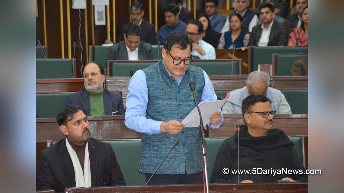 Javid Ahmad Dar, Javid Dar, Jammu and Kashmir National Conference, National Conference, Kashmir, Jammu And Kashmir, Jammu, Jammu and Kashmir Vidhan Sabha, JK Vidhan Sabha, Budget Session 2026