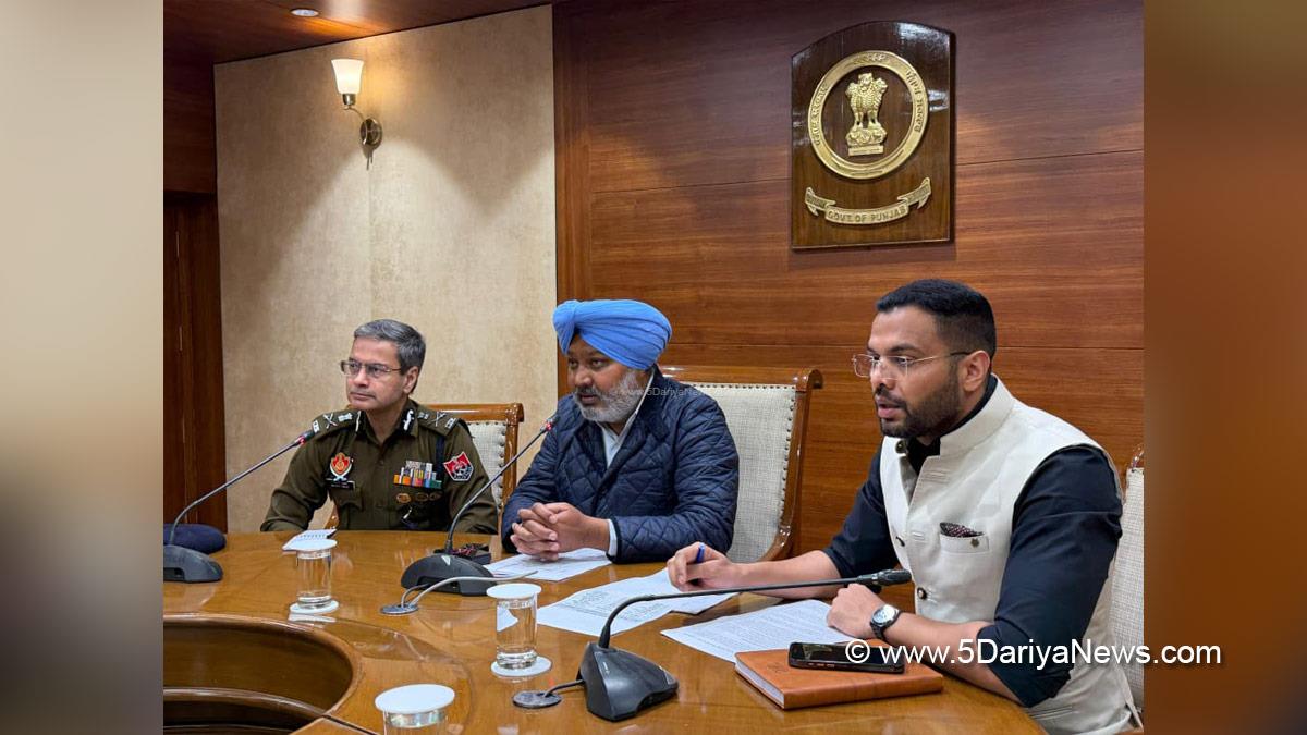 Harpal Singh Cheema, Advocate Harpal Singh Cheema, AAP, Aam Aadmi Party, Aam Aadmi Party Punjab, AAP Punjab, Government of Punjab, Punjab Government, Gaurav Yadav, Punjab Police, Police, Punjab Admin, Director General of Police Punjab, DGP Punjab