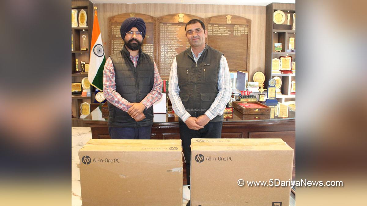 Harvinder Singh, Doda, Deputy Commissioner Doda, Kashmir, Jammu And Kashmir, Jammu, District Administration Doda, Government Middle School Saras Kastigarh, GMS Saras Kastigarh
