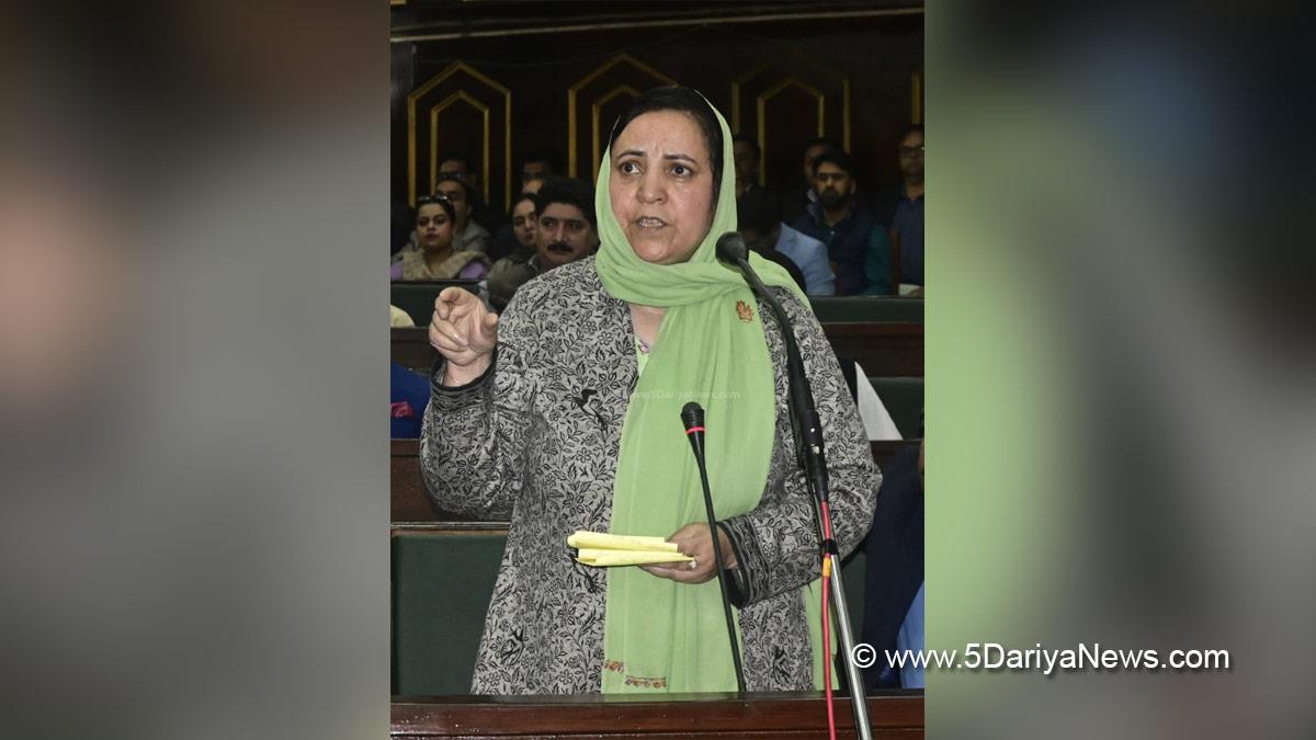 Sakeena Itoo, Sakina Itoo, Jammu and Kashmir National Conference, National Conference, Kashmir, Jammu And Kashmir, Jammu, Jammu and Kashmir Vidhan Sabha, JK Vidhan Sabha, Budget Session 2026