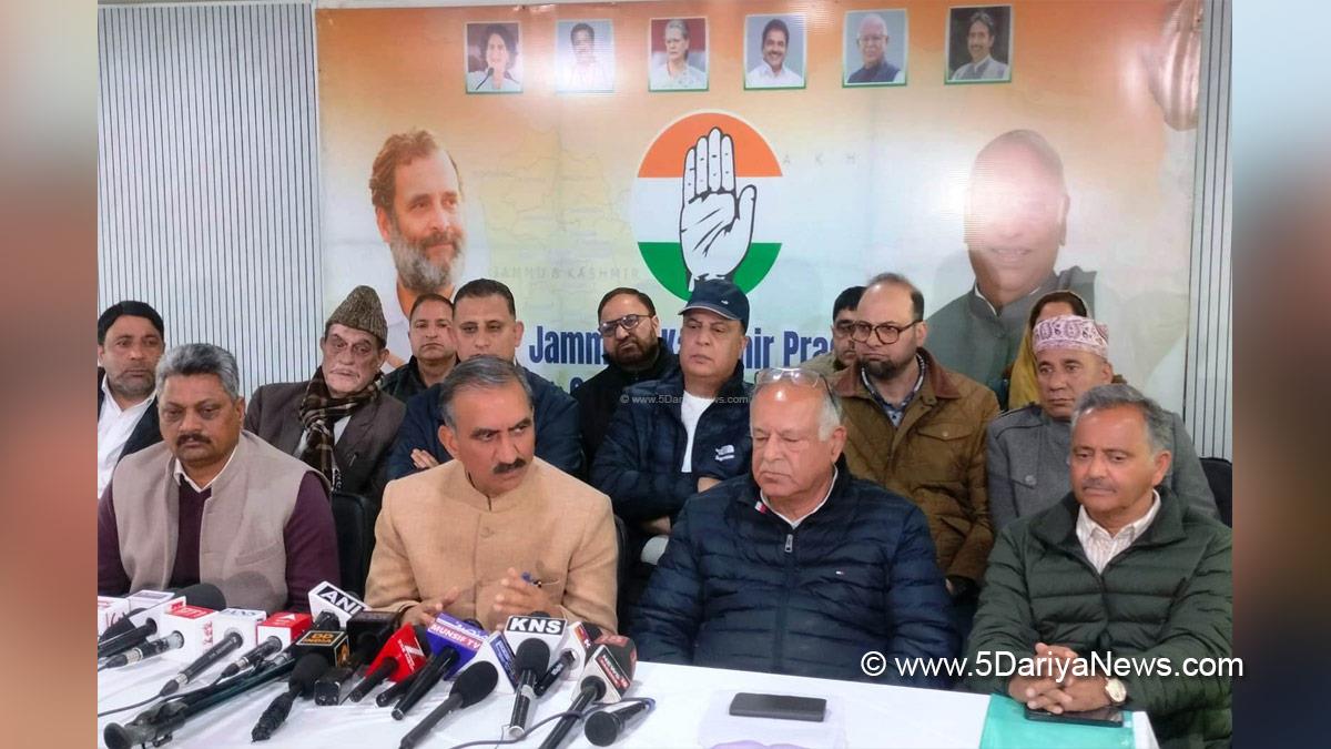 Sukhvinder Singh Sukhu, Thakur Sukhvinder Singh Sukhu, Himachal Pradesh, Himachal, Congress, Indian National Congress, Himachal Congress, Shimla, Chief Minister of Himachal Pradesh, Jammu And Kashmir, Jammu, Srinagar