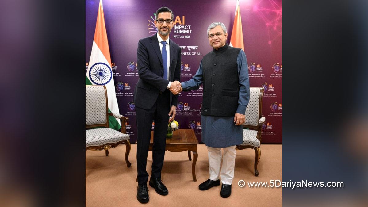 Ashwini Vaishnaw, BJP, Bharatiya Janata Party, Sundar Pichai