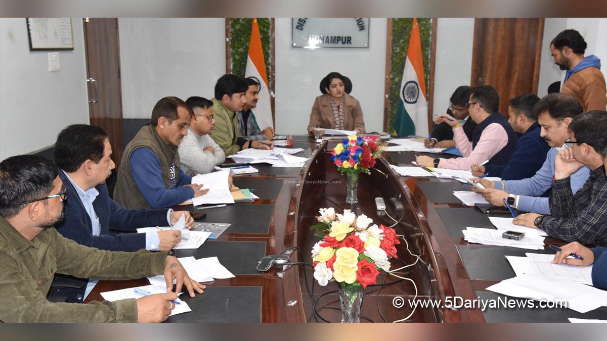 Saloni Rai, Udhampur, DC Udhampur, Deputy Commissioner Udhampur, Kashmir, Jammu And Kashmir, Jammu, District Administration Udhampur, Building Operation Controlling Authority, BOCA