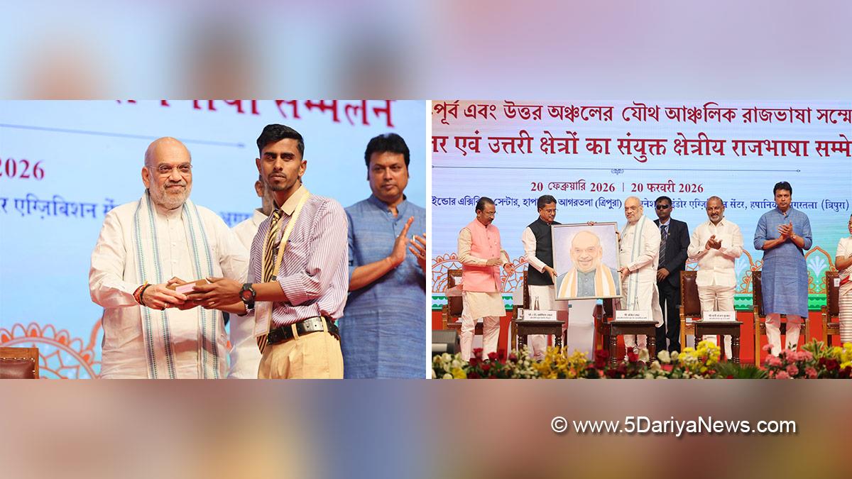 Amit Shah, Union Home Minister, BJP, Bharatiya Janata Party, Minister of Cooperation, Manik Saha