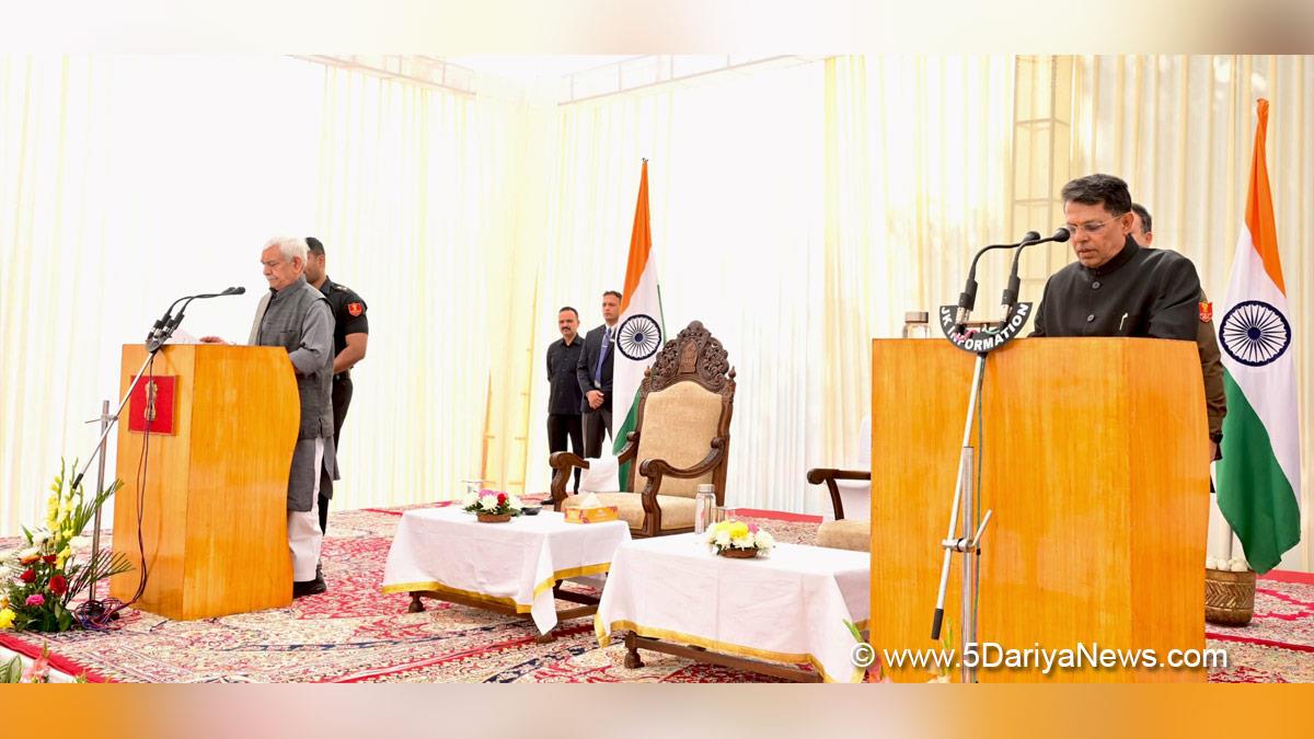 Manoj Sinha, Lieutenant Governor JK, Raj Bhavan, Jammu, Srinagar, Kashmir, Jammu And Kashmir, Shantmanu