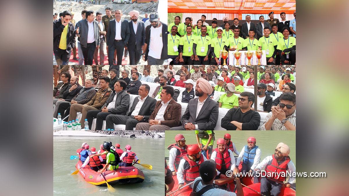 Ramesh Kumar, Jammu, DDC Jammu, Divisional Commissioner Jammu, Kashmir, Jammu And Kashmir, District Administration Jammu, Harvinder Singh, Doda, Deputy Commissioner Doda, Dr Devansh Yadav, 6th National Rafting Championship