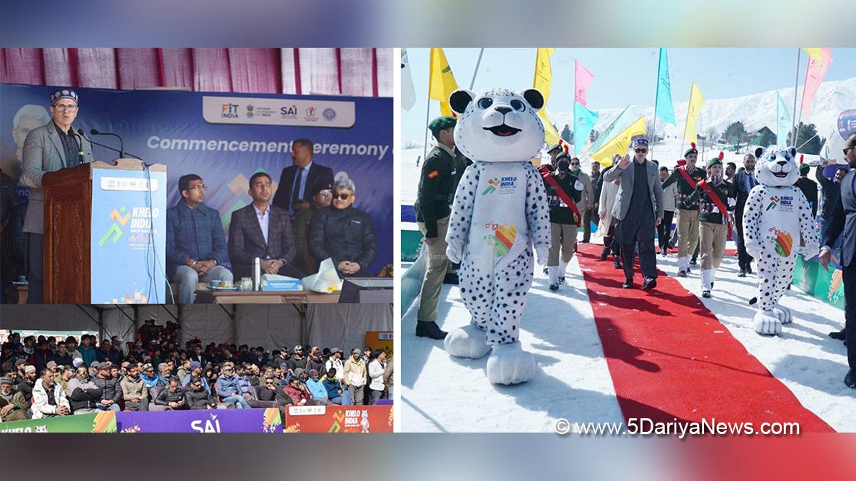 Omar Abdullah, Chief Minister of JK, Jammu and Kashmir National Conference, National Conference, Srinagar, Kashmir, Jammu And Kashmir, Jammu, Atal Dulloo, Anshul Garg, 6th Khelo India Winter Games
