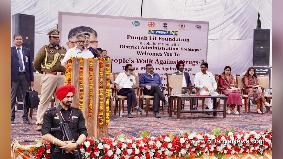Gulab Chand Kataria, Governor of Punjab, Punjab Governor, Punjab Raj Bhavan, Anti Drug Mission, Drive Against Drugs, Comprehensive Action against Drug Abuse, CADA, Nasha Mukt Bharat Abhiyan, War Against Drugs, Yudh Nashian Virudh, Manish Tewari