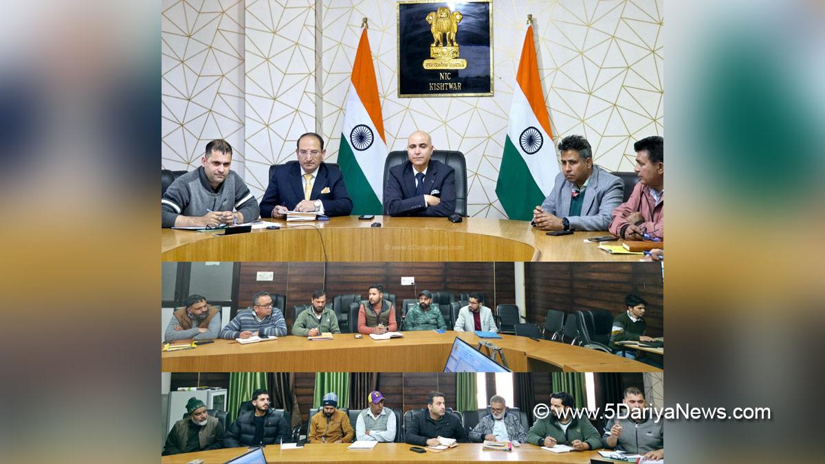 Pankaj Kumar Sharma, Kishtwar, DC Kishtwar, Deputy Commissioner Kishtwar, Kashmir, Jammu And Kashmir, Jammu, District Administration Kishtwar